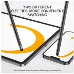 Joyroom jr-dr01 stylus pen for ios, android, windows smart phone - black