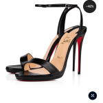 Christian Louboutin Loubi Queen Black Heels