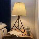 Table Lamp Metal Brown