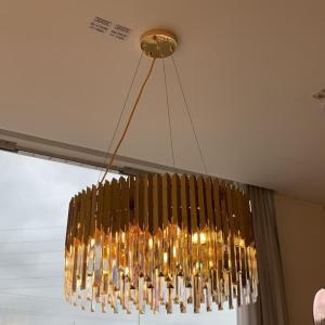Crystal chandelier 40cm-Gold