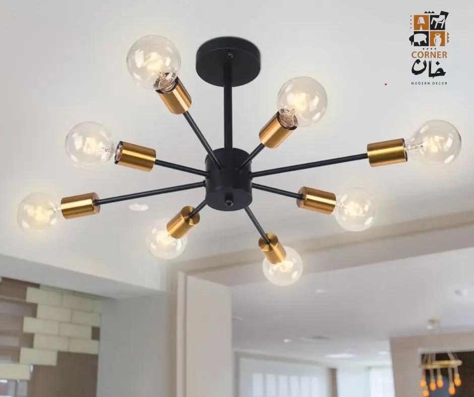 Metal Ceiling lamp 60cmx45cm