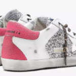 Golden Goose Femme Super-Star Silver White Pink Fluo