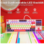 REDRAGON K552 WLR-R Mechanical Gaming Keyboard Red Switches Rainbow LED