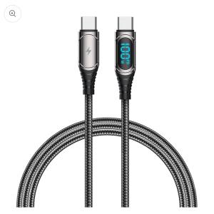 Recci RTC-P21CCPD 100W Fast Charge Type-C To Type-C 1.2m