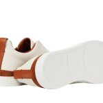 Zegna Triple Stitch leather sneakers WHITE TRIPLE STITCH