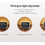 Recci RLS-L12 Wireless Charger with Alarm Clock & Night Light