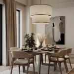 Rattan ceiling lamp-45cm