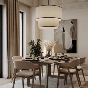 Rattan ceiling lamp-45cm