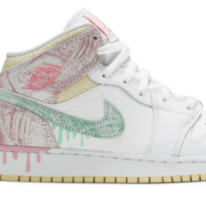 Nike Air Jordan 1 Mid SE GS 'Ice Cream