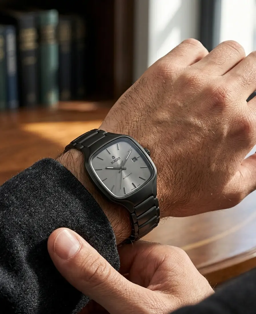 ⌚ ساعة رادو ترو سكوير سيراميك