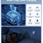 Joyroom JR-TCG08 PD 20W Fast Charging GaN Charger Mini Power Adapter, EU Plug - White|