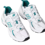 New Balance 530 – White Silver Green