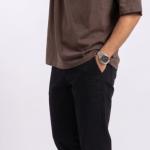 Brown Oversized Stress T-Shirt
