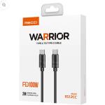 Recci RS12CC 100W Fast Charge Type-C To Type-C PD Cable 2M