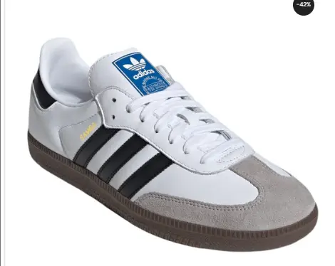 Adidas Samba OG Cloud – White Core Black