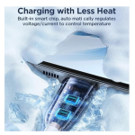 Joyroom SA26 USB-A to Type-C Fast Charging 30W Data Cable, 1 Meter Length, Black