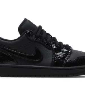 Nike Air Jordan 1 Low SE 'Black Croc'
