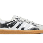 Adidas Samba OG "Silver Metallic Cracked Leather"