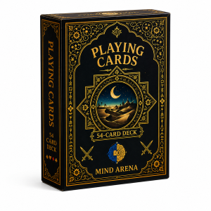 منتجاتنا Mind Arena Premium Playing Cards – طقم البطاقات الفاخر