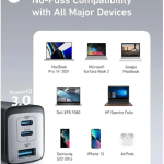 Anker PowerPort III 3-In-1 Wall Charger 65W Black