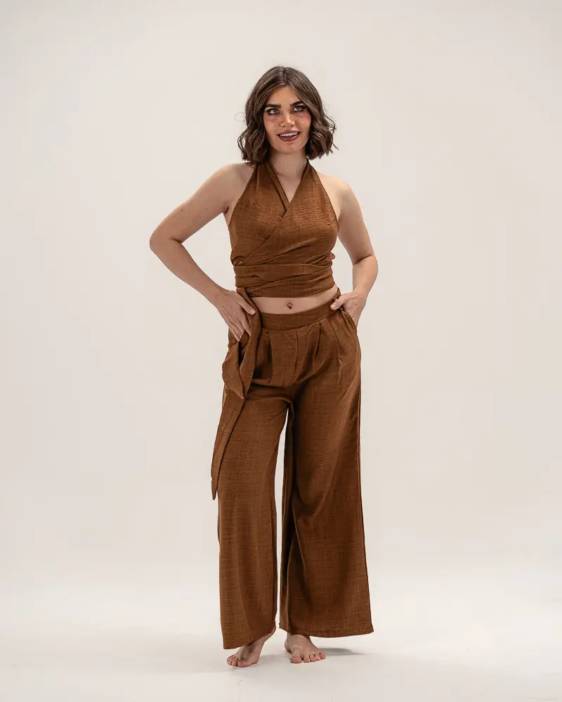 Brown – Linen Set
