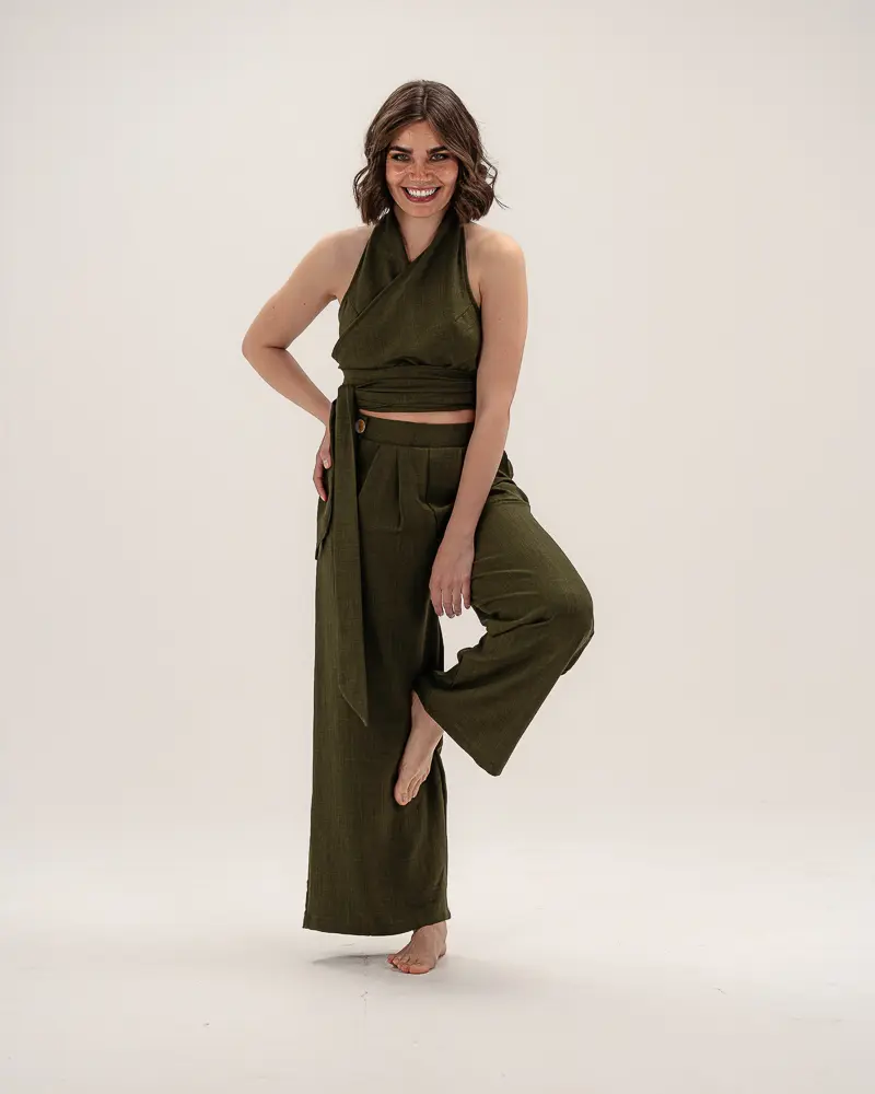 Olive – Linen Pants