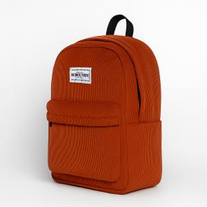 Brick Red Corduroy Backpack