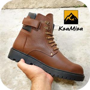 🥾 سيفتي جلد طبيعي نعل رابر حديده امامية كود 27 Leather هافان
