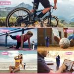 MD Stay Fit Sports Water Bottle, Squeeze Edition, Multiple Colors