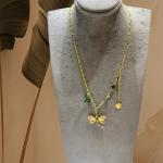 Golden Dragonfly Necklace