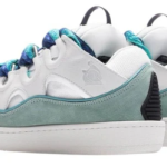 Lanvin Leather Curb – White Blue