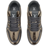Louis Vuitton LV Trainer Sneakers – Gold / Black