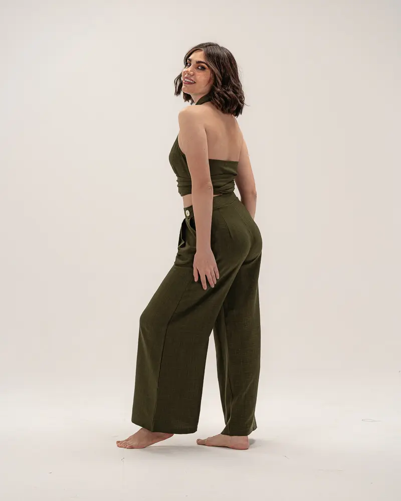 Olive – Linen Pants