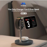 Majentik 3-in-1 Magnetic Wireless Charging Stand 25W with Cooling Fan