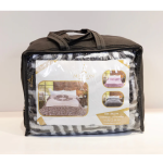 Light Blanket Printed French Design (Grey), 1.7KG