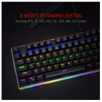 REDRAGON K577R Kali Gaming Mechanical Keyboard - Red Switches (Black)