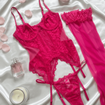 Scarlet Desire Bodysuit Set