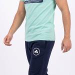 Mint Green and Navy Summer Cotton Tracksuit