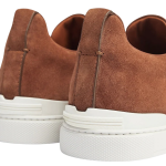 ZEGNA TOBACCO SUEDE TRIPLE STITCH™ SNEAKERS