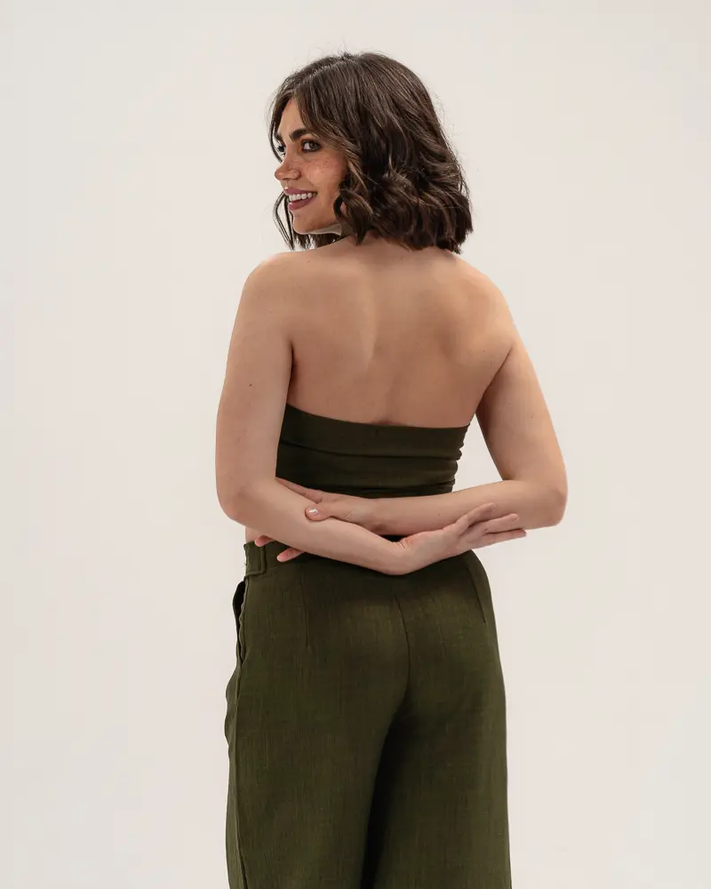 Olive – Linen Pants