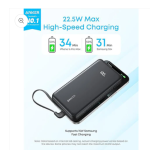 Anker Zolo Power Bank, 20,000mAh 22.5W