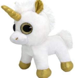 Plush Toy Gold Unicorn
