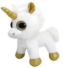Plush Toy Gold Unicorn