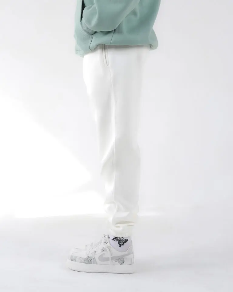 White Regular Sweatpant