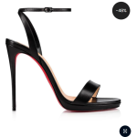 Christian Louboutin Loubi Queen Black Heels