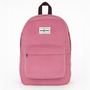 Pink Corduroy Backpack