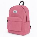 Pink Corduroy Backpack