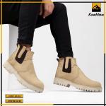 👟 سيفتي جلد طبيعي أستك حديدة أمامية للحماية كود 24 جملي