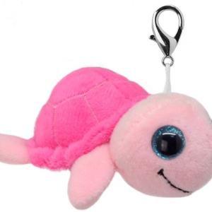 Pink Turtle Orbys Plush Clip