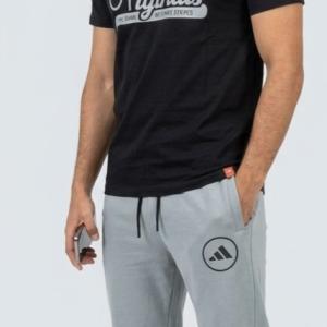 Black and Gray Summer Cotton Tracksuit